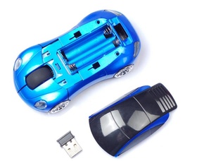 2.4GHz USBインターフェースワイヤレス光学車用マウス工場販売LEDバックライト3Dカラフルな車の形PC & ノートパソコン用 - Product Image 6