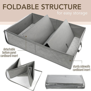 Durable and Stylish Storage Box <strong>Bin</strong> for Under Bed Storage - Keep Your Space Clutter-Free - Product Image 3