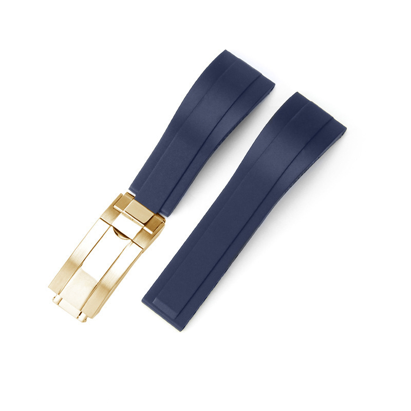 Blue band-gold buckle