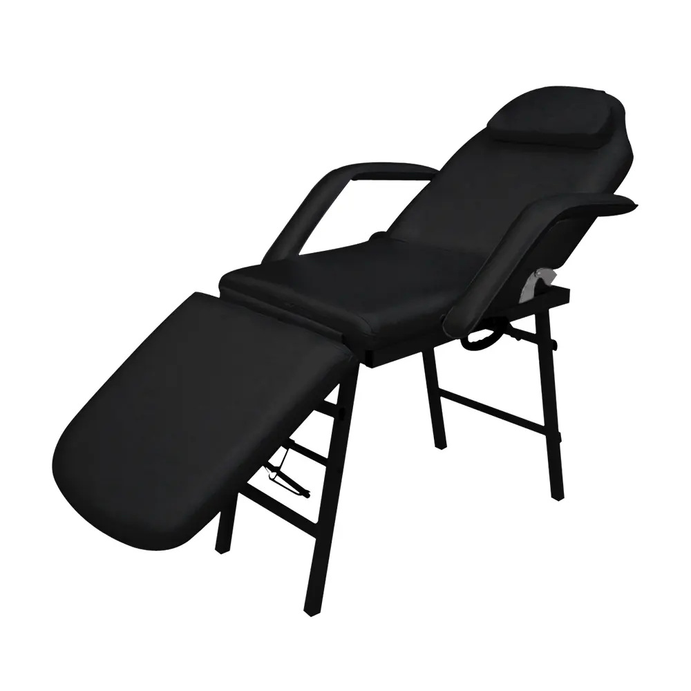 Oem Odm son tasarım demir taşınabilir katlanır ayarlanabilir masaj yatakları güzellik salonu yatak için ucuz yüz sandalye