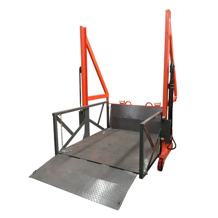 Factory Price 2000 Kg Large Capacity Lift Loading Platform For Material Handling Loading Ramps With Brake
