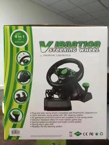 p4 Racing Game Steering Wheel for <strong>Ps</strong> 3 <strong>Ps</strong> 4 Pc Switch Nes Usb Car Steering-Wheel 180 Degree Rotation Vibration With Pedals - Product Image 2