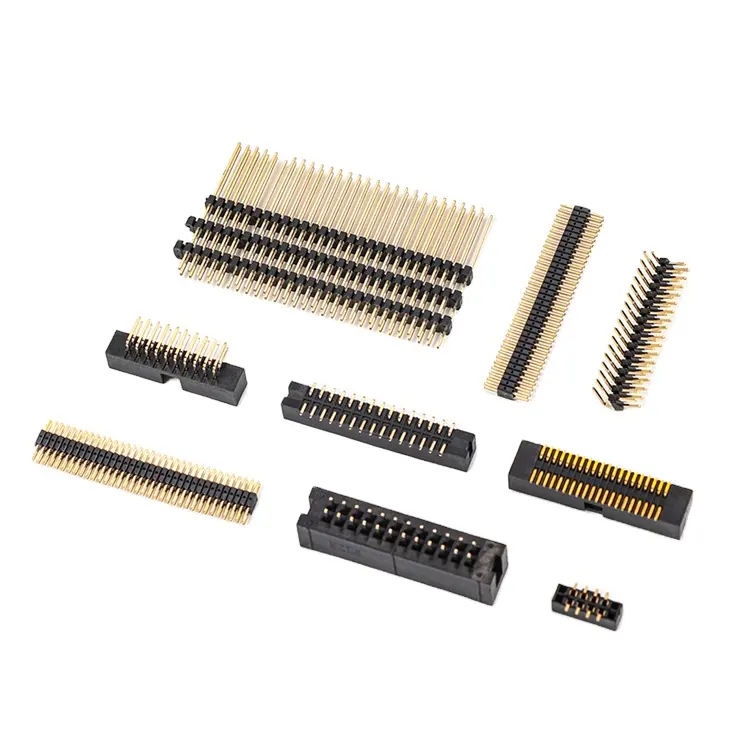 2*20 피치 1.0mm 2.0mm 1.27mm 2.54mm 핀 헤더 PCB 보드 DIP SMD SMT 수 헤더 커넥터