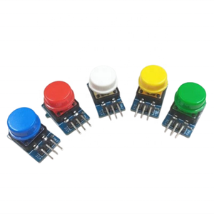 12 X12MM Big Key Modul Tasten modul Light Touch Switch Modul mit Hut High Level Ausgang für Arduino oder Raspberry Pin 3