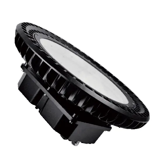 مستودع UFO 347V 480V LED High Bay مصباح صناعي قابل للتعتيم مصباح LED Hi Bay 200w 300w 400w حساس حركة الميكروويف