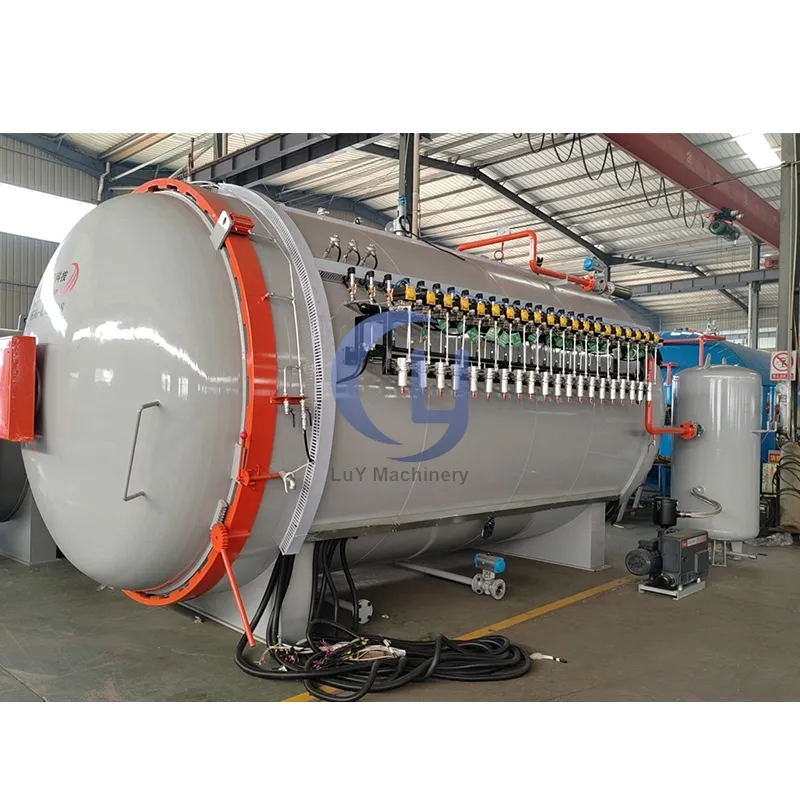 Máquina de asiento de fibra de carbono Prepreg CE autoclave compuesto de alta presión a la venta