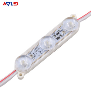 Yüksek verim 3 Led ışık modülü 150lm/w 1.08w dc12v Lens 175 derece açık ışıklı işaret - Product Image 6