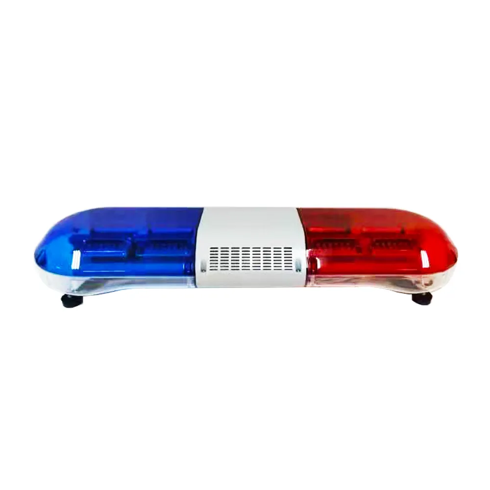 Siren ile 12v/24v acil uyarı sinyali led ışık bar yanıp sönen kırmızı beyaz mavi lightbar