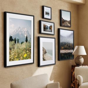 Khung ảnh tùy chỉnh gỗ 4x6 5x7 6x8 8x10 11x14 16x20 A3 A4 A5 kích thước tùy chỉnh tường khung ảnh MDF khung ảnh bằng gỗ - Product Image 2