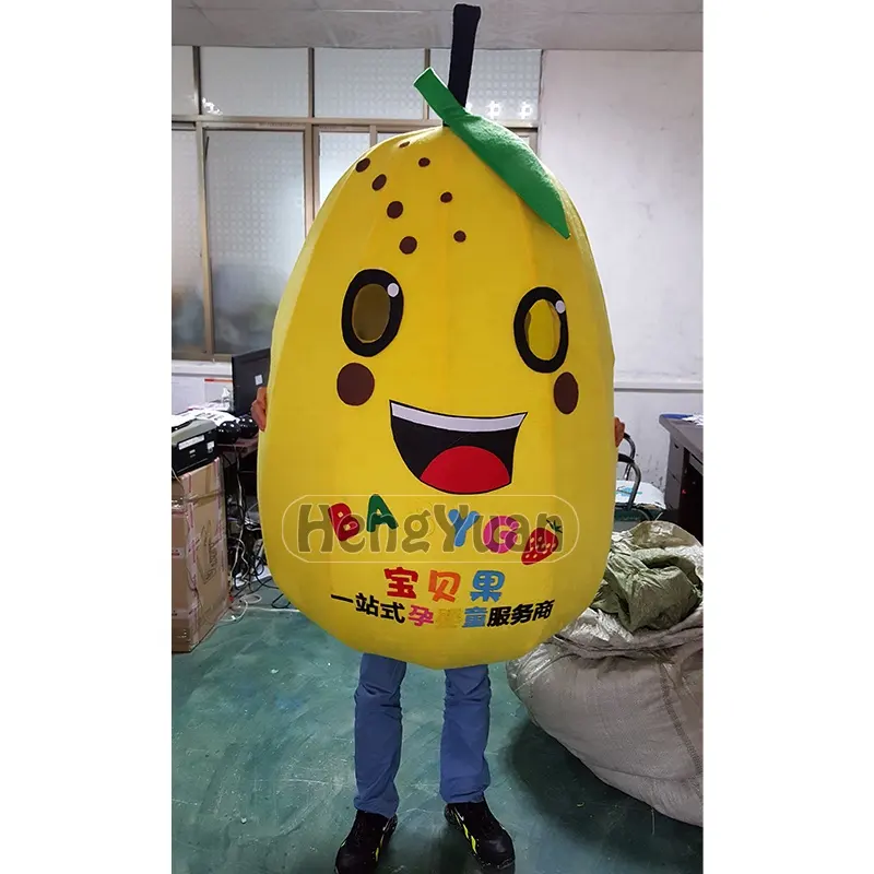 Hengyuan juego disfraces tomate fruta vegetal mascota disfraz para adultos dibujos animados Cosplay para Halloween Navidad Carnaval