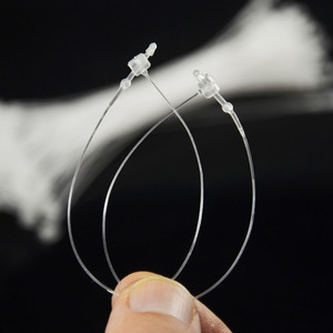 Plastic <strong>Tag</strong> Fastener Beaded Adjustable <strong>Loop</strong> Tie Fasteners Transparent Price <strong>Tag</strong> Cheap Swing Hang <strong>Tag</strong> Seal <strong>String</strong> - Product Image 6