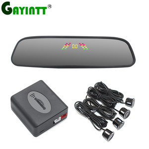 GAYINTT电线停车镜 + 4传感器数字汽车雷达系统蜂鸣器LED显示器X Y 60度传感器角度镜 - Product Image 1