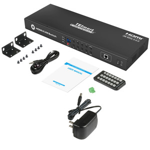 HDMI <strong>KVM</strong> <strong>Switch</strong> 8x1 With USB <strong>2</strong>.0 RS232/IP IR Remote Control Video Switcher 8 Port HDMI <strong>KVM</strong> <strong>Switch</strong>