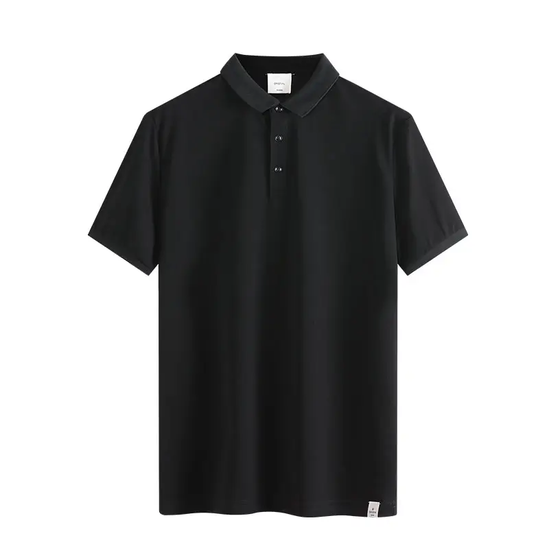 उच्च गुणवत्ता वाले पुरुषों की कम बाजू पोलो शर्ट कस्टम लोगो कस्टम मुद्रित लोगो पुरुषों की अंचल पोलो शर्ट कस्टम पोलो शर्ट