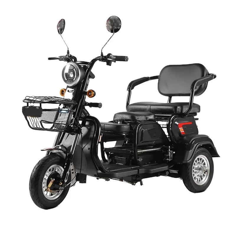 New Designed 3 wheels tricycle electric bike 800W scooter motorcycle adjustable seats electric tricycles for adult