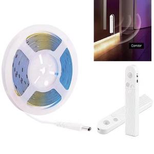 5 V Volt LED COB şerit ışıkları USB şerit 5 V Room/m 0.5m 1m 2m 4m 5m oda ev Deco için yüksek yoğunluklu lineer aydınlatma pil - Product Image 3