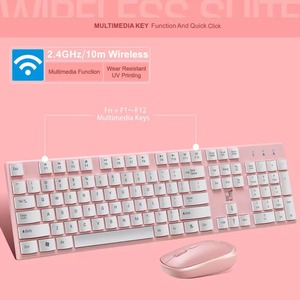 Teclado y ratón inalámbricos ergonómicos para ordenador, conjunto de ratón y ratón para gaming, 8820 - Product Image 4