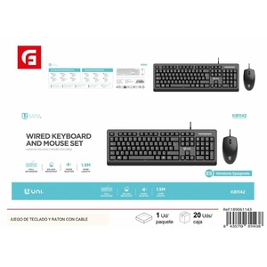 Wired Keyboard and Mouse Set - Electronics - Product Image 1