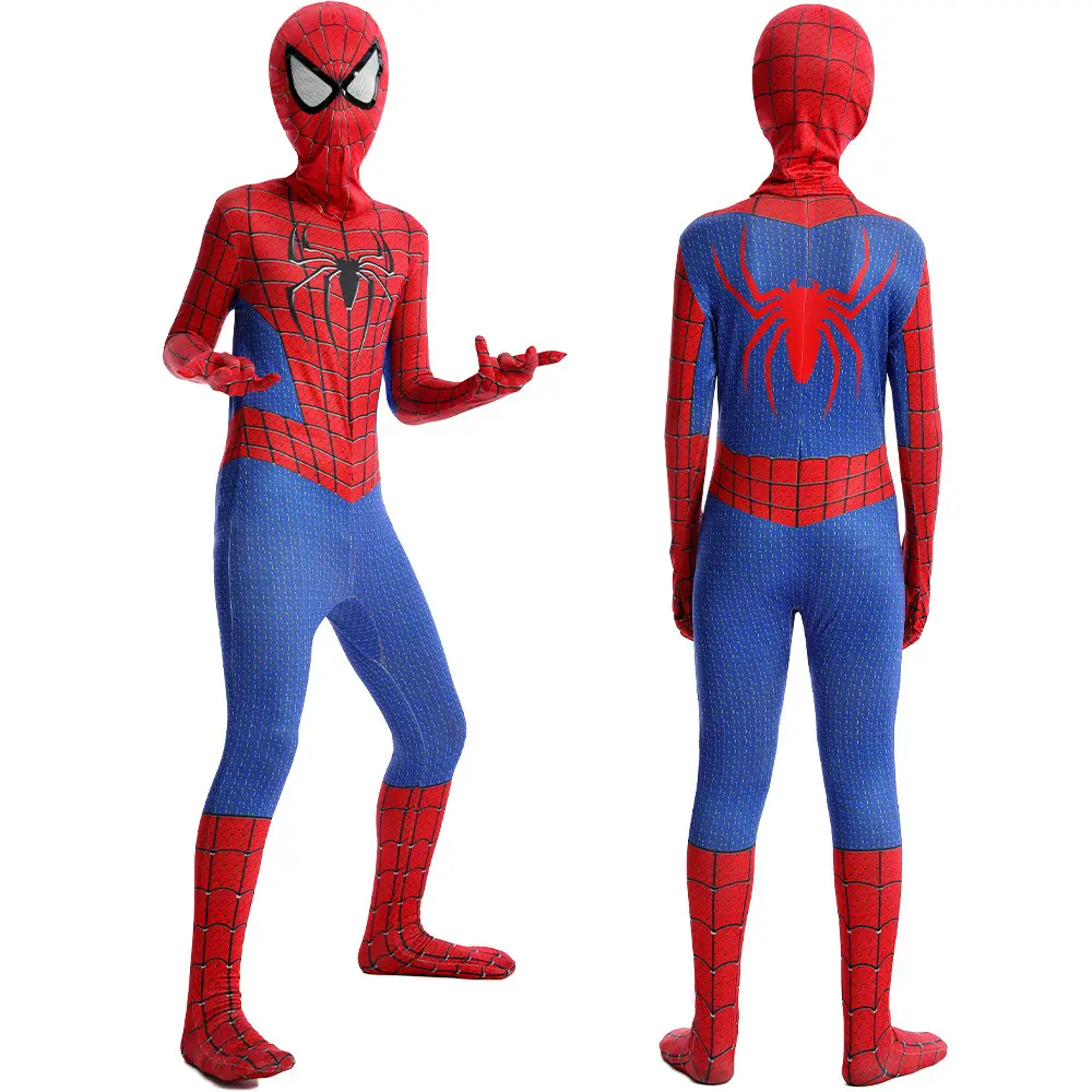 Venta al por mayor nueva moda increíble Spider-Man fiesta Cosplay regalos disfraces para niños disfraces de Halloween disfraces