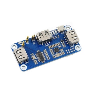 Raspberry Pi Zero WH PoE Ethernet alimentado 3 vías USB HUB Módulo de placa de expansión Hub - Product Image 1