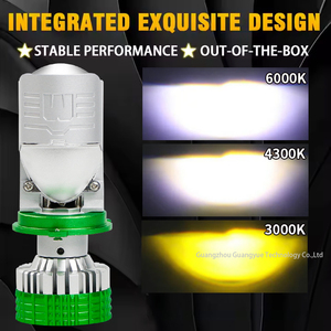 H4ミニLEDプロジェクターレンズアプリコントロール3000K/4300K/6000K Canbus 160W 45000LMスーパーブライトカープロジェクターレンズユニバーサルヘッドランプ - Product Image 3