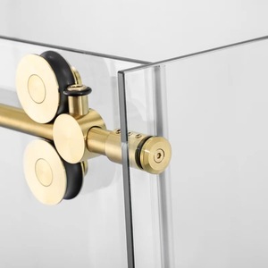 60 "<span class=keywords><strong>W</strong></span> x 36" D x <span class=keywords><strong>76</strong></span> "H çerçevesiz dikdörtgen çift sürgülü duşakabin