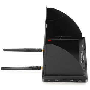 LCD5802D 5,8G 40CH 7-дюймовый Raceband FPV монитор 800x480 с DVR встроенным аккумулятором видеоэкран для FPV мультикопта - Product Image 5