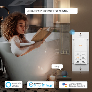 Wi-Fi intelligente interruttore automatico senza fili Timer di controllo remoto salvare il monitoraggio di misurazione per 110v/220v 15A corrente