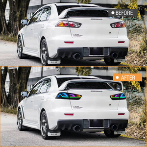 Mitsubishi Lancer lamba arka stop 2008 EVO X için otomatik parça LED 2020 dinamik dönüş sinyali fren ters ayar meclisi - Product Image 4