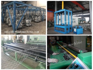 Automatische Gabion Box Stein Sechseck Draht geflecht Maschine Neuer Zustand Bau Landwirtschaft Herstellung Motor SPS Lager - Product Image 5