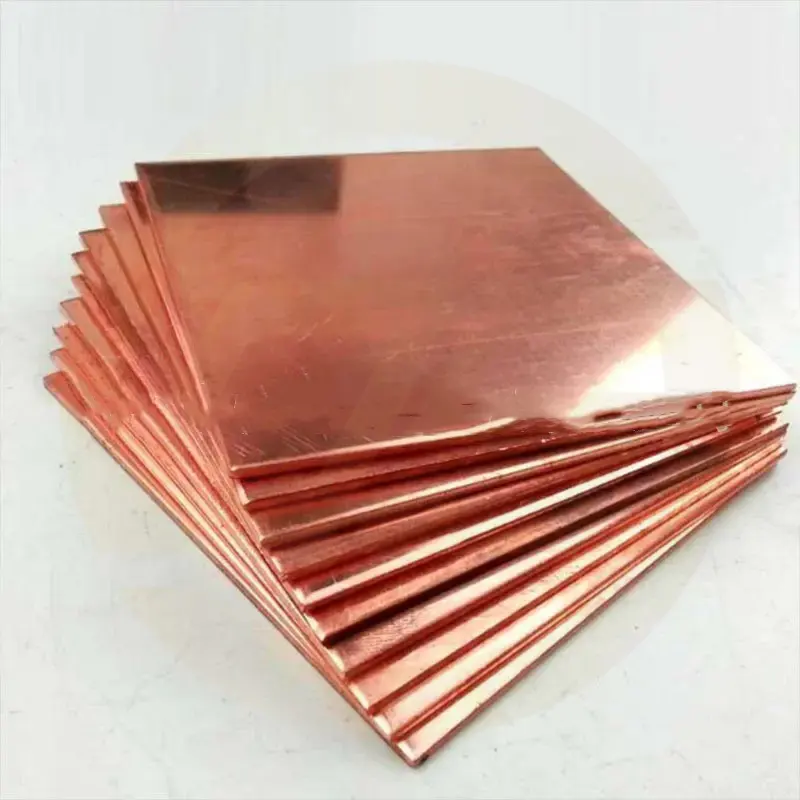 C11000 Kupferblech 1/8 "(.125) x 12" x 12 "-Kupferplatte mit gebürstetem Finish C26000 C27000 Messing platte