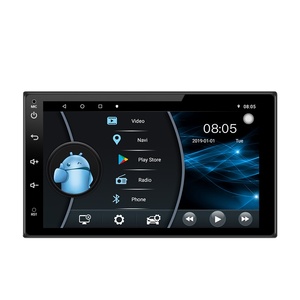 Touch Screen Headunit 2 Double Din 7 Inch <strong>Android</strong> Car Radio Gps System With BT Tv Rear View <strong>Input</strong> Mirror Link Function Car <strong>Video</strong> - Product Image 2