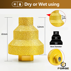 M14 Rosca Diamante Passo Chanfro Broca para Telha De Mármore Alvenaria Concreto Porcelana-para Angle Grinder Buraco Saw Uso