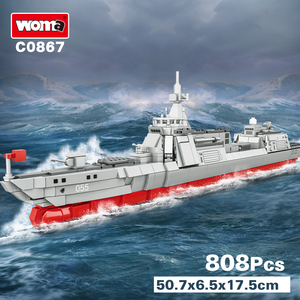 WOMA <strong>TOYS</strong> New Design Birthday Gifts Student Educativos Brick Building Blocks World Warship 956 <strong>Battleship</strong> Battle Ship <strong>Toy</strong> Model - Product Image 3