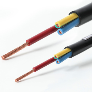 RVV2 3 çekirdekli 4-çekirdekli güç kablosu 1/1.5/2.5/4 Sq. mm bakır kılıflı kablo alev geciktirici refrakter yumuşak güç kaynağı - Product Image 1