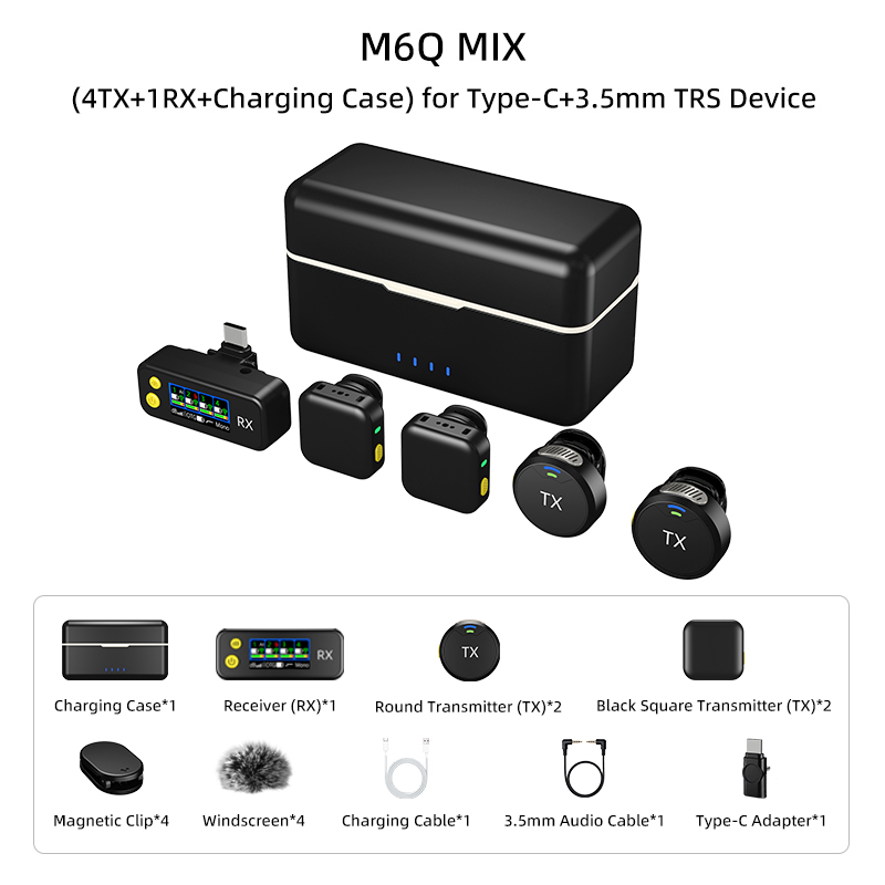Black M6Q MIX 1 to 4