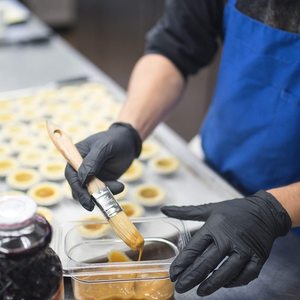 निर्माता कस्टम एक्स आकार डिस्पोजेबल ब्लैक ब्लू मेडिकल परीक्षा मैकेनिक पाउडर मुक्त नाइट्रिल दस्ताने बॉक्स 100 पीसी के - Product Image 6