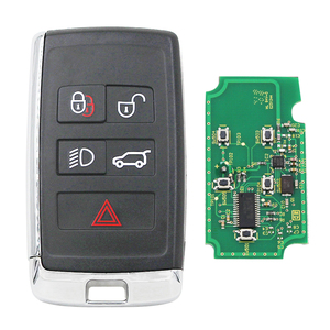 กุญแจรีโมทรถยนต์อัจฉริยะ4 + 1/5ปุ่ม,FSK 433MHz PCF7953P ชิปสำหรับ Jaguar XJ XF XE F Type F Pace KOBJTF10A ใบมีด HU101 - Product Image 1