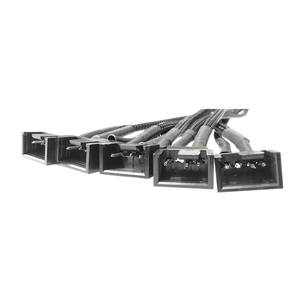 Ventola di raffreddamento CPU da 1 a 5 IDE Molex 4 Pin a 5 road PWM Fan Hub 4 Pin 3Pin Splitter Cable 30CM per alimentatore per Computer ATX - Product Image 3