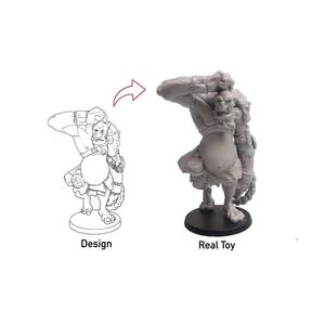 3D定制聚氯乙烯树脂ABS微型人物卡通风格玩具模型动物角色桌面游戏 - Product Image 1