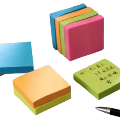 Commerci all'ingrosso 100 pagine Super Custom Sticky Notes Office Index note adesive riutilizzabili per studenti