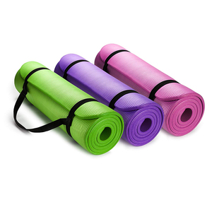 Customized DIY Promotion Exercise Resistance Loop Band Set with NBR <strong>Yoga</strong> Mat - Product Image 1