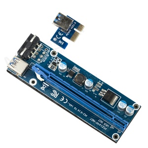 อุปกรณ์เสริมคอมพิวเตอร์อื่นๆสายต่อ USB 3.0 60ซม. Ver 007การ์ดลูกเกด Pcie 4-Pin 16x ถึง1x ไรเซอร์การ์ดขับเคลื่อน - Product Image 4