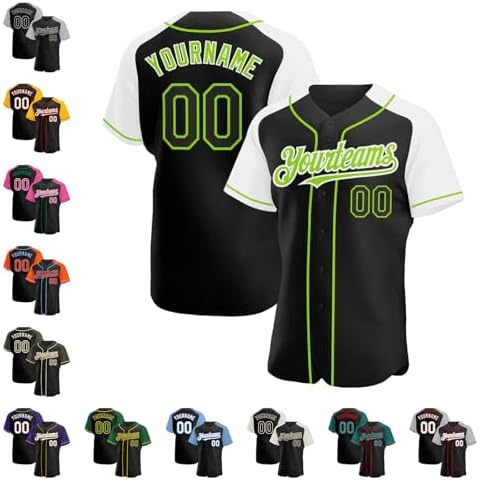 Black White Neon Green