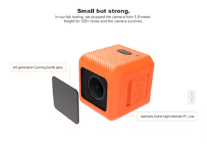 RunCam 5ミニアクションカメラRC FPVドローン4K HDレコーディング145度NTSC/PAL 16:9/4:3切り替え可能FPV利用可能オレンジ色 - Product Image 4