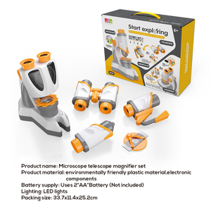 Bestseller Kids Stoom Optische Speelgoedmicroscoop Met Led-Verlichting Voor Kinderen - Product Image 6