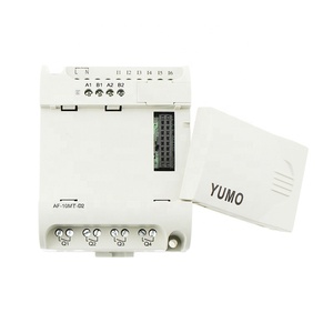 YUMO PLC AF-10MT-D2 DC12/24V 6点DC入力4点NPNトランジスタ出力ミニPLCロジックコントローラ - Product Image 3