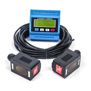 DN15-DN600 Clamp on Sensor Pipe Line 4-20mA <strong>Output</strong> Modular Ultrasonic Flow Meter for Beer and Alcohol - Product Image 1