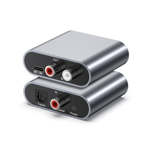 Nuevo convertidor SPDIF analógico óptico de salida RCA dual, adaptadores y conectores de conexión de TV coaxial de audio digital a analógico - Product Image 1