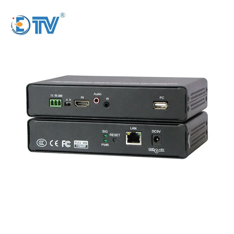 ETV uzatma usb extender ip IR bağımsız ses desteği bir TX birçok Rx